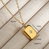 18K Plated Pendant – Gold Plated Stainless Steel Jewelry