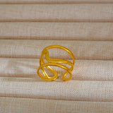 18K Plated Ring – Gold Plated Stainless Steel Band