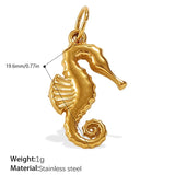 18K Plated Pendant – Stainless Steel with Gold Finish