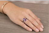 Amethyst and Garnet Ring – Stylish Dual Stone Jewelry