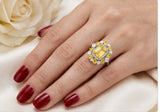 Citrine Ring – Stylish Golden Stone Jewelry