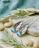 Swiss Blue Earring – Elegant Blue Gemstone Jewelry