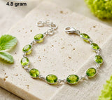Peridot Bracelet – Elegant Green Gemstone Jewelry