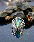 Labradorite Ring – Unique Iridescent Stone Jewelry