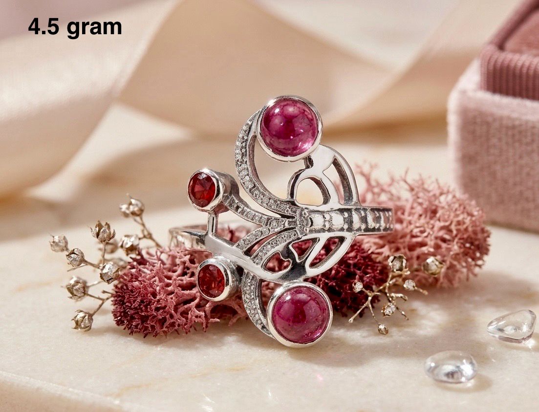 Tourmaline Ring – Elegant Multi Color Gemstone Jewelry