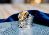 Citrine Ring – Classic Golden Gemstone Design