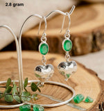 Green Onyx Earring – Elegant Green Stone Jewelry