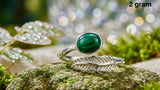 Malachite Ring – Elegant Green Stone Jewelry
