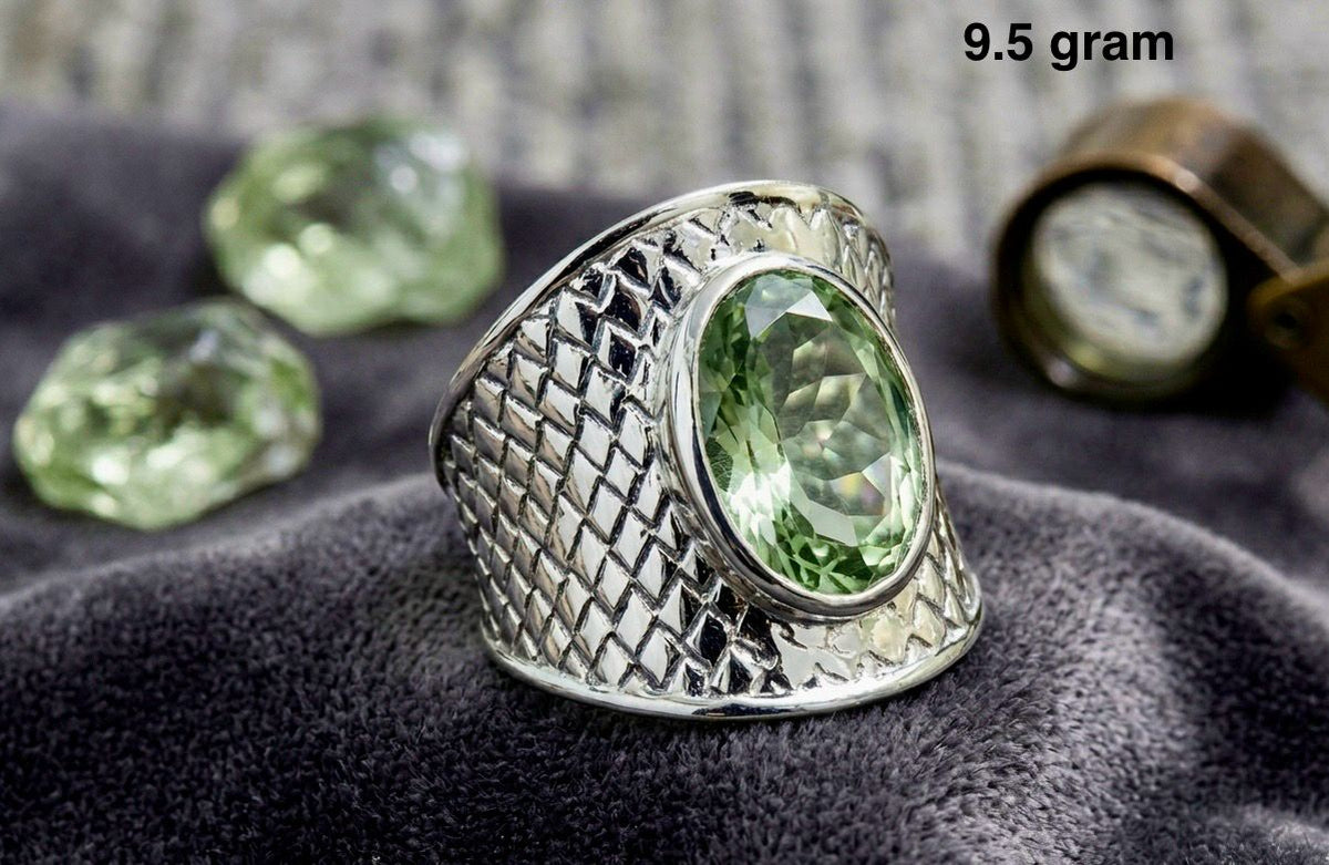 Green Amethyst – Elegant Pastel Green Gemstone