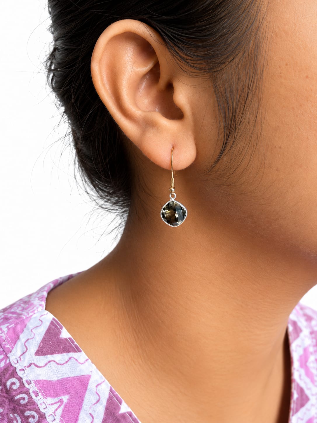 Smoky Earring – Elegant Smoky Quartz Jewelry