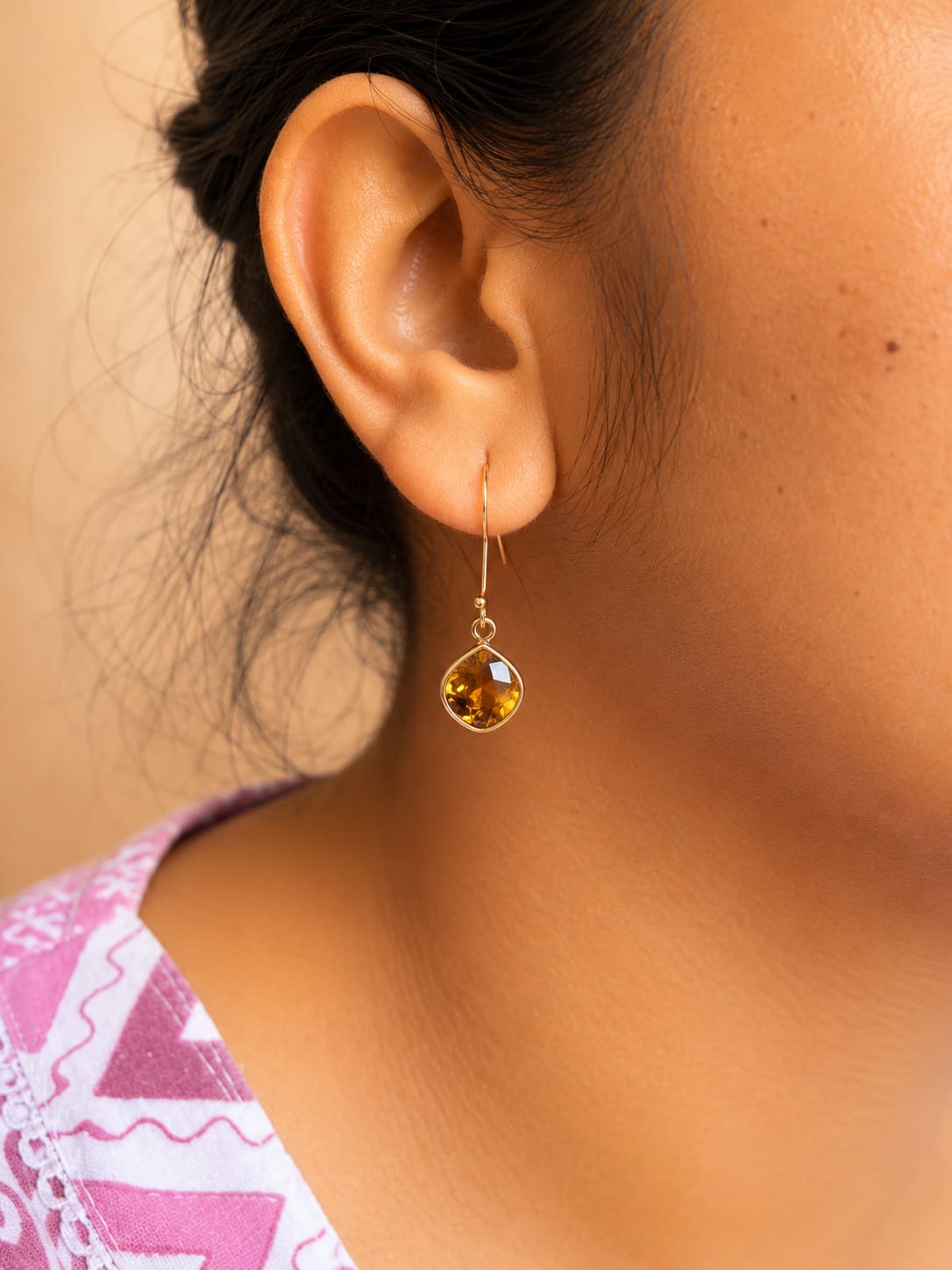 Tourmaline Earring – Elegant Multicolor Gemstone Jewelry