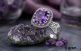 Amethyst Ring – Classic Purple Gemstone Jewelry