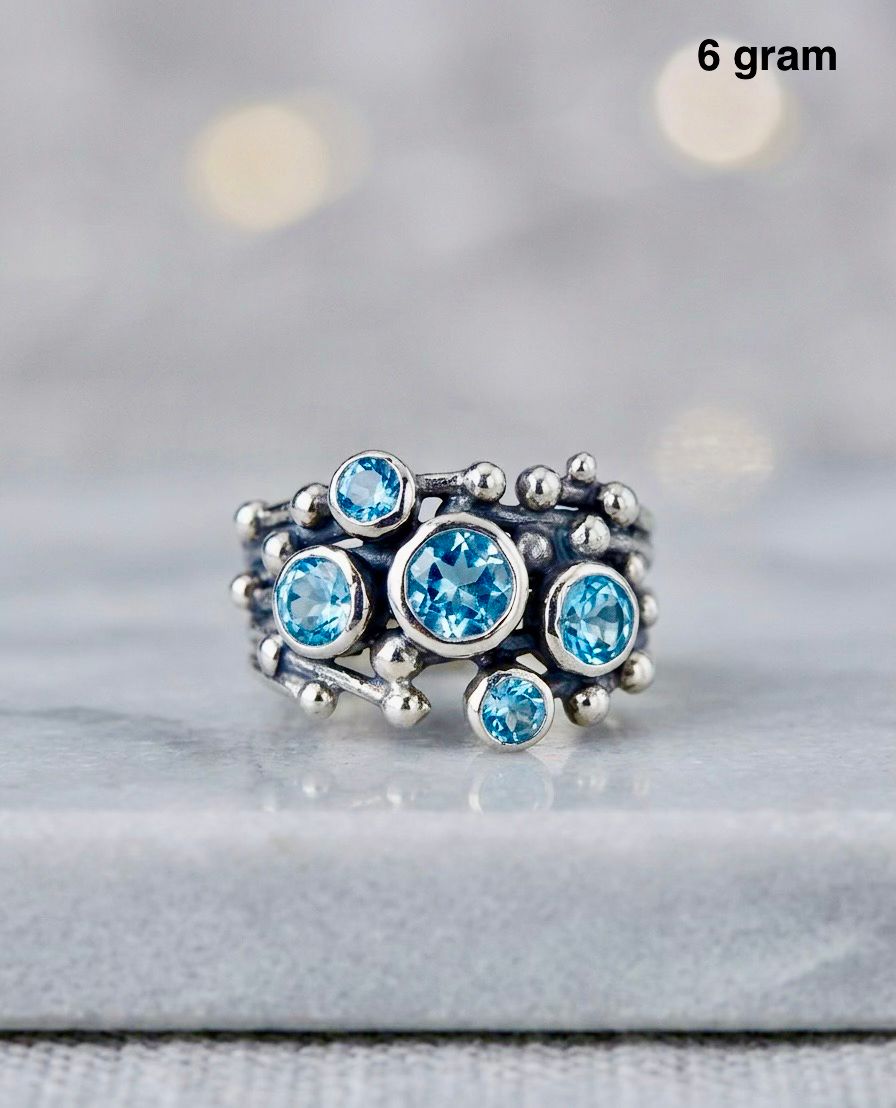Topaz Ring – Elegant Sparkling Gemstone Jewelry