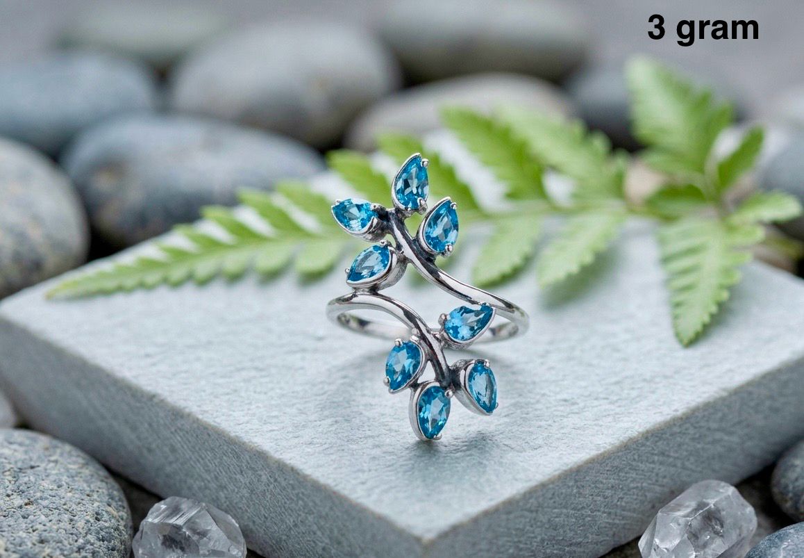 Radiant Topaz Ring – Sophisticated Gemstone Jewelry