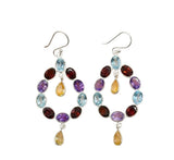 Harmony Multi Gemstone Earring – Colorful Designer Jewelry