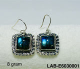 Natural Labradorite Earrings – 925 Sterling Silver Handmade Gemstone Jewelry